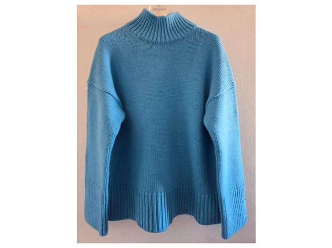 Vince Jersey de cuello alto azul - vista 4