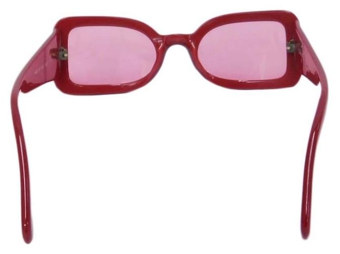 Gafas de sol rectangulares Chanel rojo cereza 05977 - vista 5