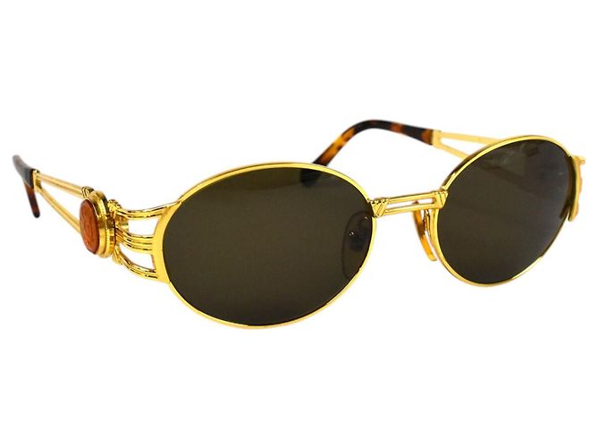 Fendi SL7035 Occhiali da Sole Ovali Oro e Tartarugato - vista 2