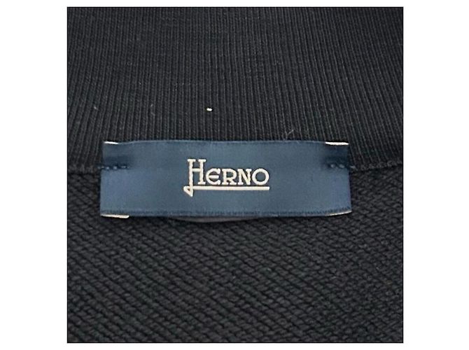 Giacca Herno Hybrid Jersey di Cotone e Piumino - Nero/Navy - vista 5