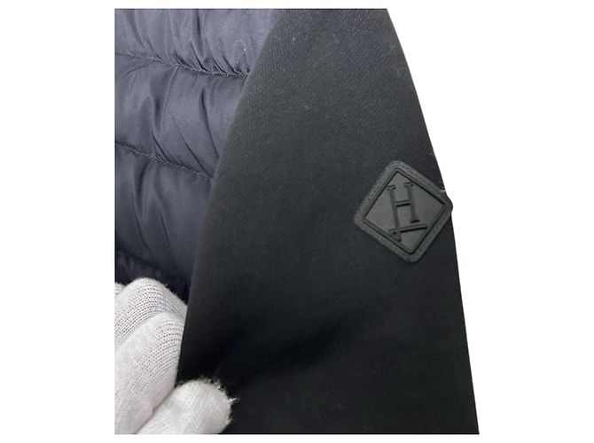 Giacca Herno Hybrid Jersey di Cotone e Piumino - Nero/Navy - vista 6