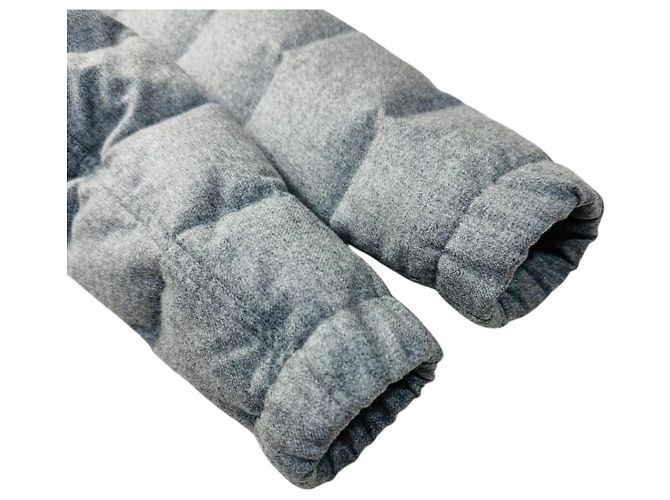 Herno Loro Piana System Giacca in lana e piuma grigio melange - vista 4