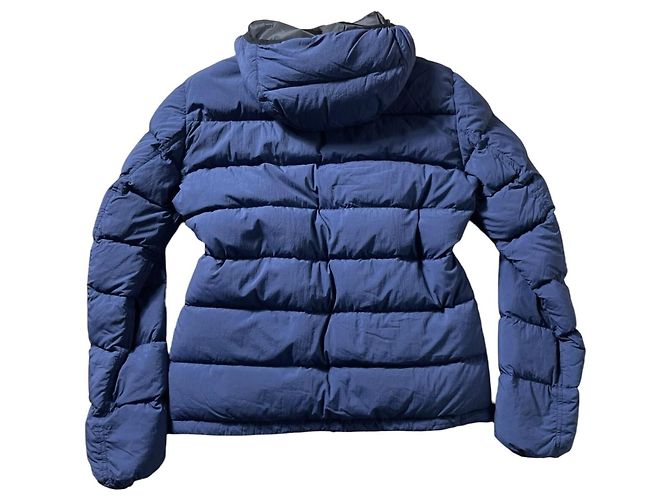 Herno Reversible Packable Hooded Down Jacket - Black/Navy - view 6