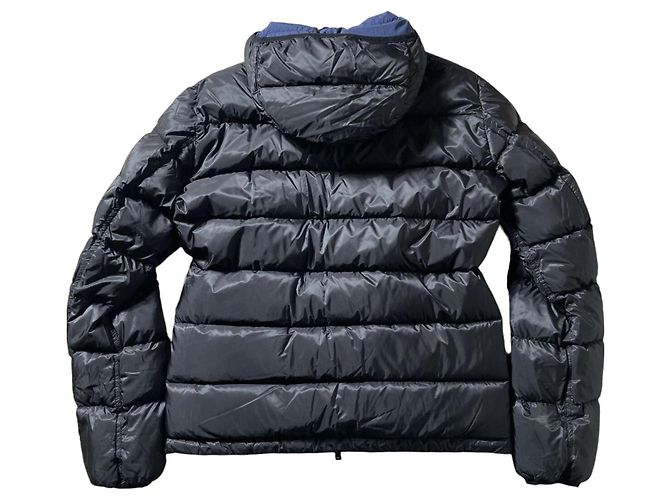 Herno Reversible Packable Hooded Down Jacket - Black/Navy - view 7