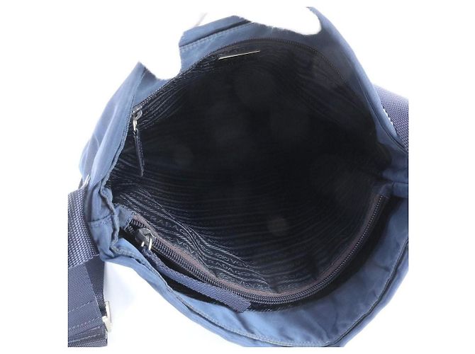 Prada Borsa a Tracolla Tessuto Nylon - Baby Blue - vista 6