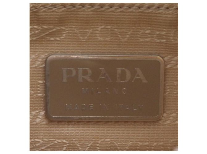 Borsa a tracolla Prada Tessuto Nylon - Crema Beige - vista 10