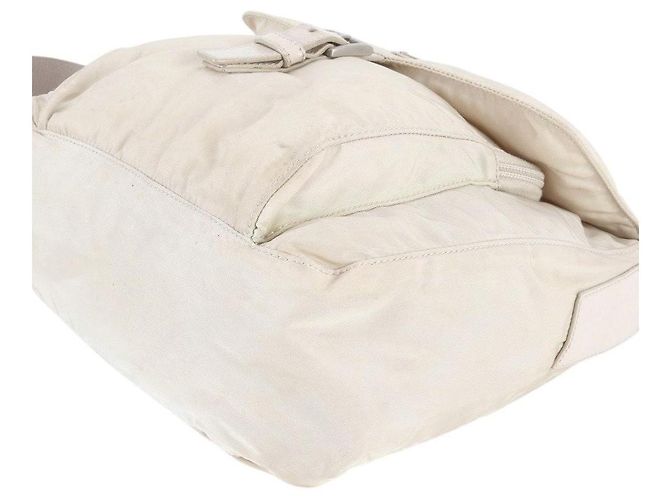 Borsa a tracolla Prada Tessuto Nylon - Crema Beige - vista 5