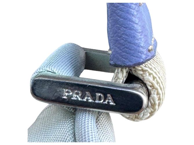 Prada Borsa Pochette Nylon Tessuto Viola Lavanda - vista 5