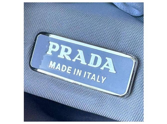 Prada Borsa Pochette Nylon Tessuto Viola Lavanda - vista 9
