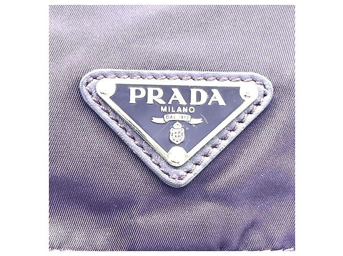 Borsa a tracolla Prada Tessuto Nylon viola - vista 5