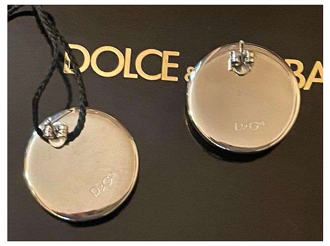 Orecchini Dolce & Gabbana cammeo stile vittoriano a bottone - vista 7