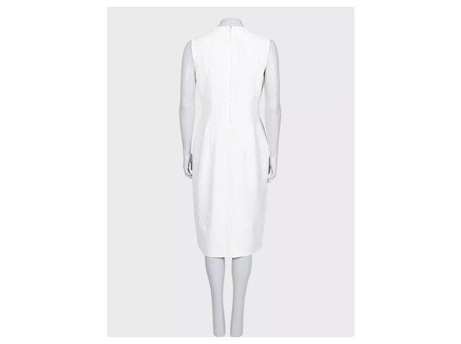Vestido ajustado Balmain blanco - FR 42 / XL de segunda mano - vista 3