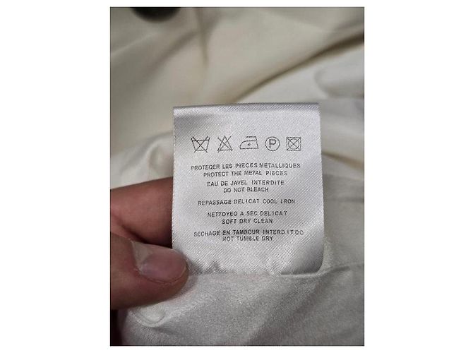 Vestido ajustado Balmain blanco - FR 42 / XL de segunda mano - vista 7