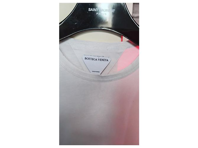 Camiseta Bottega Veneta Uniform de algodón blanco — Talla S - vista 5