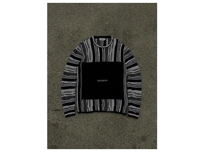 Yves Saint Laurent "YSL" Strickpullover mit Monogramm - Ansicht 2