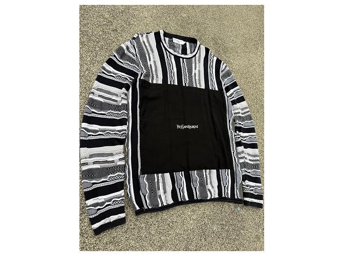 Yves Saint Laurent "YSL" Strickpullover mit Monogramm - Ansicht 3