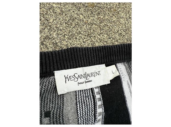 Yves Saint Laurent "YSL" Strickpullover mit Monogramm - Ansicht 8