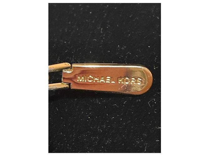 Michael Kors Mini-Börse/Runder Leder-Charm Gold - Ansicht 8