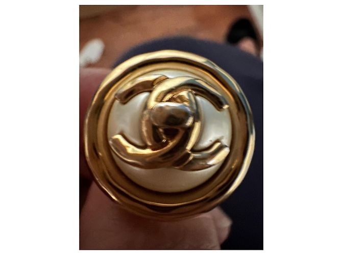 Anello Chanel Dorato e Perla nacrée - vista 11