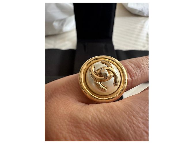 Anello Chanel Dorato e Perla nacrée - vista 4