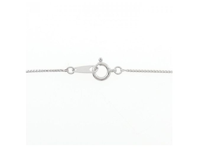 Autre Marque Collana fiori in oro bianco Au750 e diamanti - vista 5