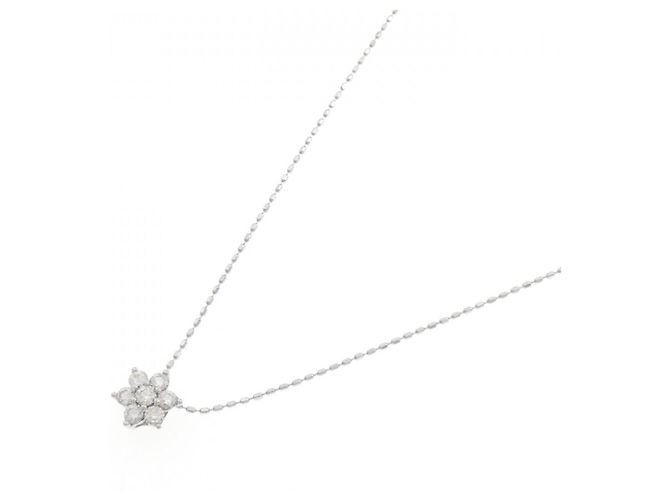 Autre Marque Au750 Weißgold Diamantkette - Ansicht 2