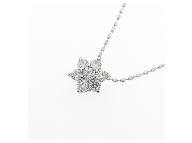 Autre Marque Au750 Weißgold Diamantkette - Ansicht 3
