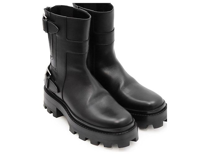 Hermès Hermes Jamie Leder Plateaustiefel - Ansicht 12