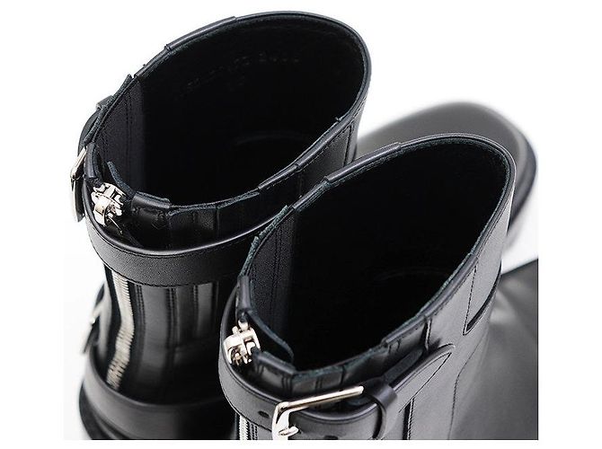 Hermès Hermes Jamie Leder Plateaustiefel - Ansicht 16