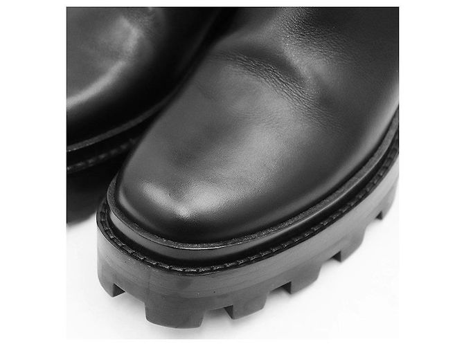 Hermès Hermes Jamie Leder Plateaustiefel - Ansicht 2