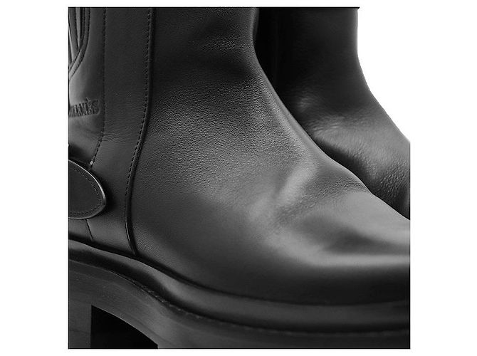 Hermès Hermes Jamie Leder Plateaustiefel - Ansicht 3