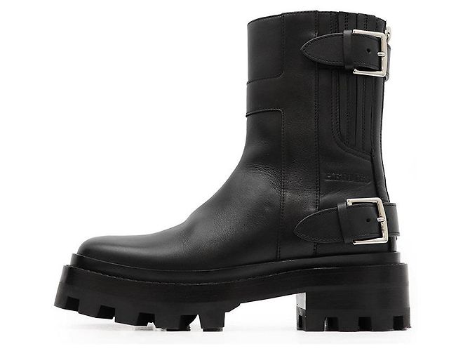 Hermès Hermes Jamie Leder Plateaustiefel - Ansicht 4