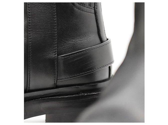 Hermès Hermes Jamie Leder Plateaustiefel - Ansicht 6