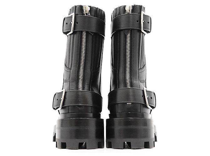 Hermès Hermes Jamie Leder Plateaustiefel - Ansicht 7