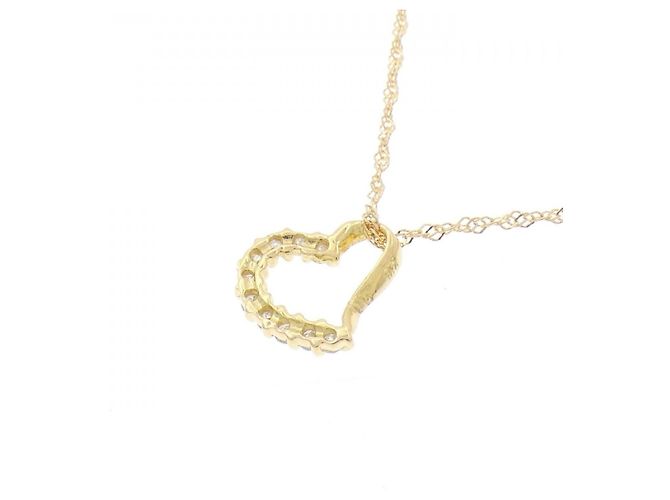 Autre Marque Collana a Cuore con Diamanti Au750 - vista 4