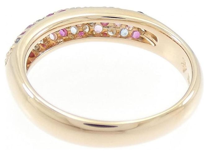 Autre Marque Ponte Vecchio Piccolini Au750 Saphir Diamant Ring - Ansicht 3