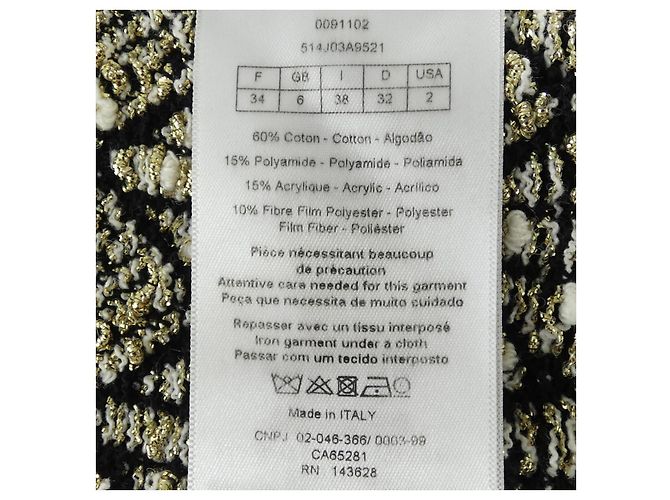Christian Dior Falda Dior Or Cannage - vista 3