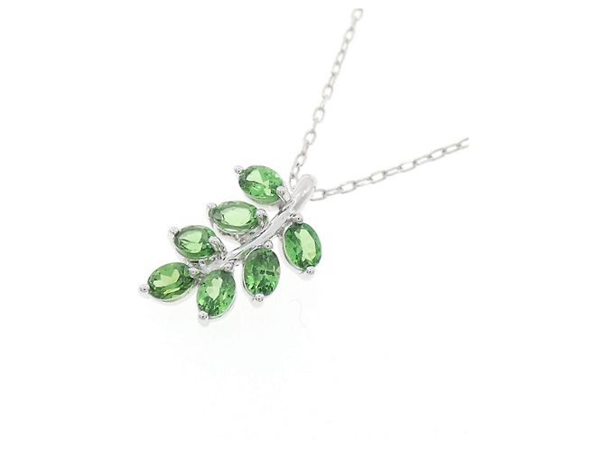 Autre Marque Collana Au750 Granato Verde - vista 3