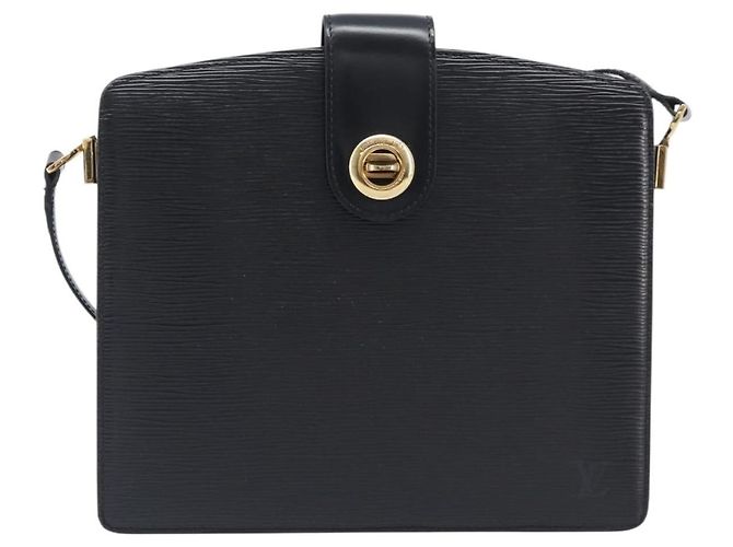 LOUIS VUITTON Epi Capuchin Shoulder Bag Black M52342 LV - vista 13