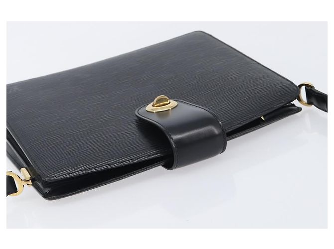 LOUIS VUITTON Epi Capuchin Shoulder Bag Black M52342 LV - vista 6