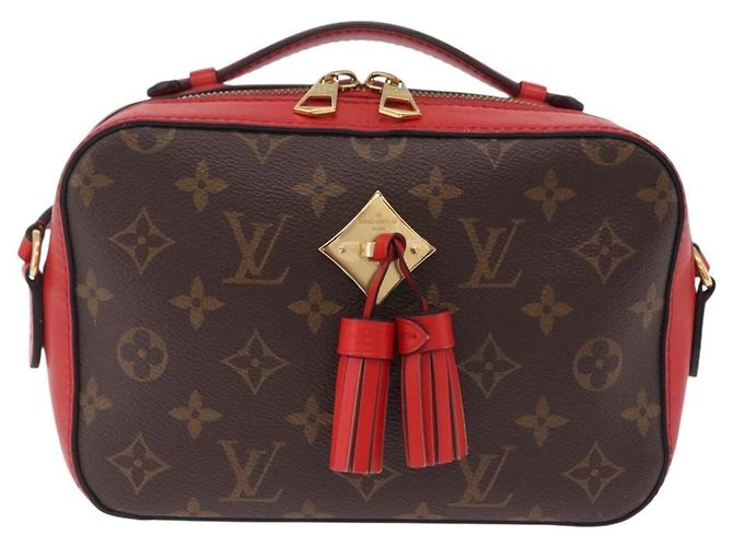 LOUIS VUITTON Monogram Saintonge Shoulder Bag Red M43556 LV - vista 13