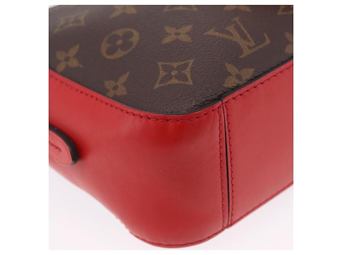 LOUIS VUITTON Monogram Saintonge Shoulder Bag Red M43556 LV - vista 16