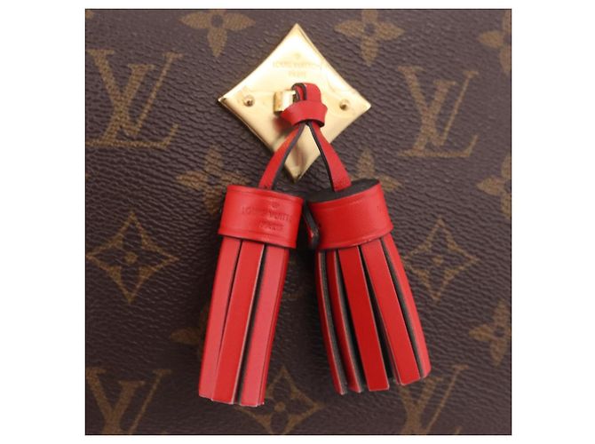 LOUIS VUITTON Monogram Saintonge Shoulder Bag Red M43556 LV - vista 21