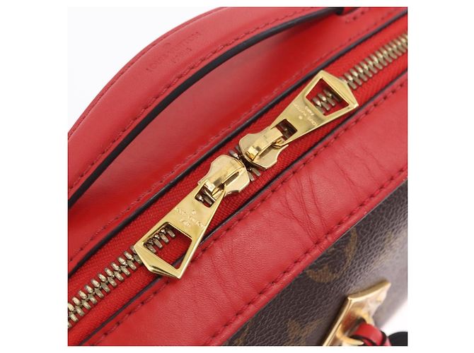 LOUIS VUITTON Monogram Saintonge Shoulder Bag Red M43556 LV - vista 22