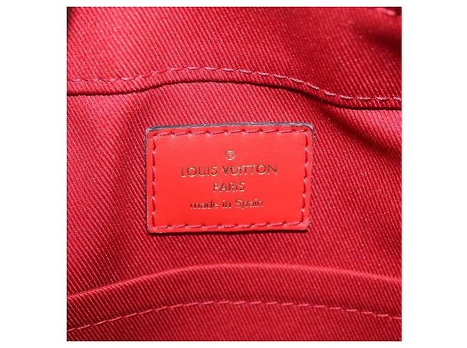 LOUIS VUITTON Monogram Saintonge Shoulder Bag Red M43556 LV - vista 23