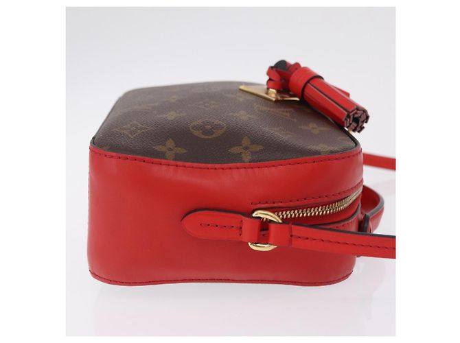 LOUIS VUITTON Monogram Saintonge Shoulder Bag Red M43556 LV - vista 3