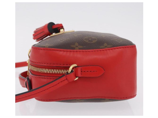 LOUIS VUITTON Monogram Saintonge Shoulder Bag Red M43556 LV - vista 4