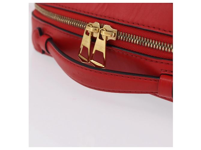 LOUIS VUITTON Monogram Saintonge Shoulder Bag Red M43556 LV - vista 7