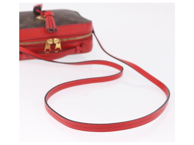 LOUIS VUITTON Monogram Saintonge Shoulder Bag Red M43556 LV - vista 8