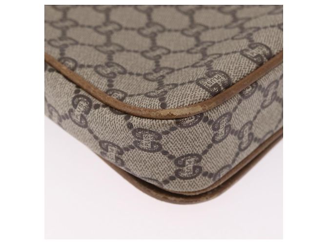 GUCCI GG Plus Supreme Shoulder Bag PVC Beige Gold - vista 15